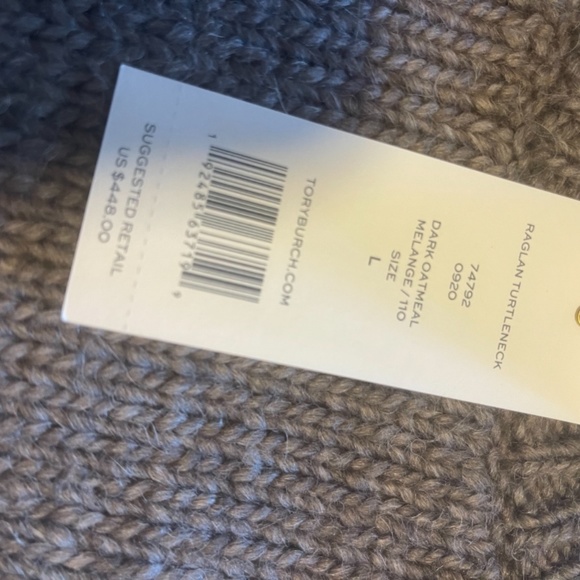 COPY - NWT Tory Burch Raglan Turtleneck - Picture 7 of 10